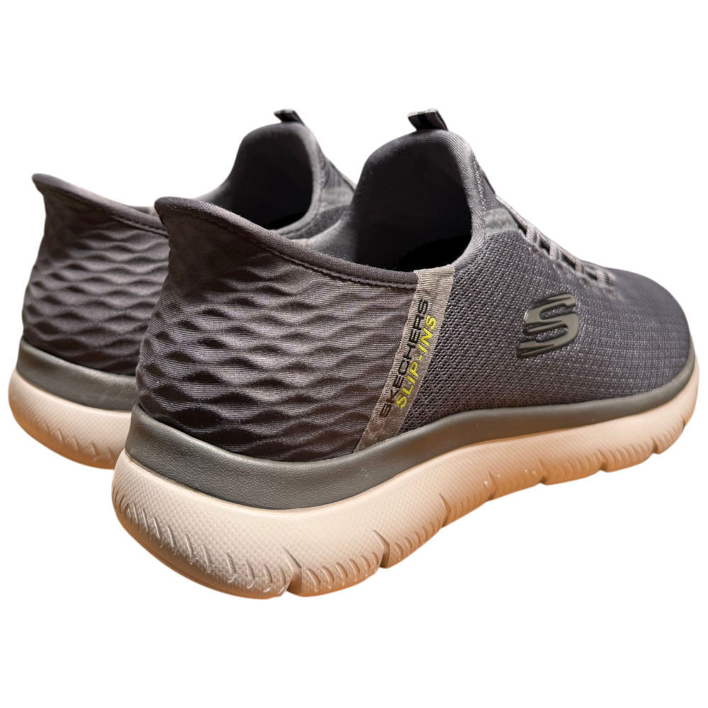 Skechers Slip-Ins Summits High Range Men's Size 9 Charcoal Hands Free Shoes - Picture 5 of 16